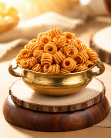 Spicy Garlic Murukku