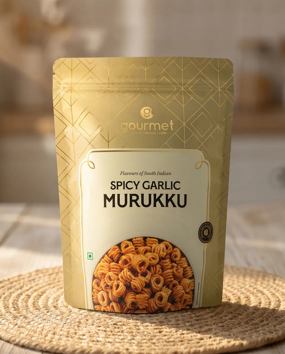 Spicy Garlic Murukku